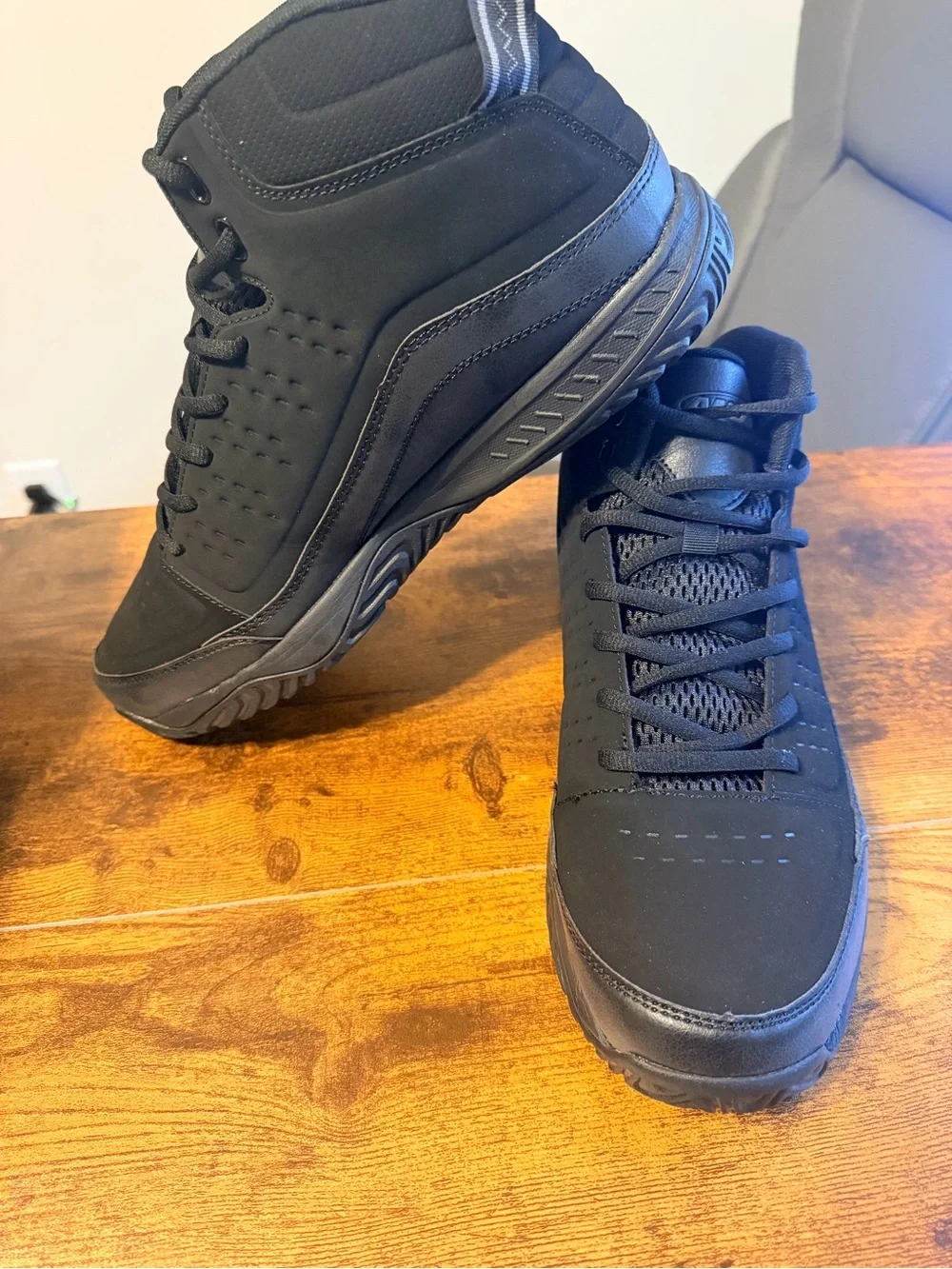 And1 Men's Black High-Top Athletic Shoes